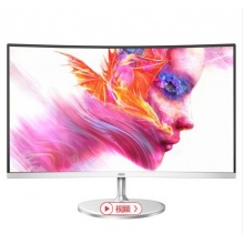 AOC C27V1QD 27英寸 1700R中心曲率 FHD高清 窄边框 中国节能产品认证 曲面显示器（HDMI+DP接口）