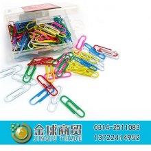 得力彩色回形针0024