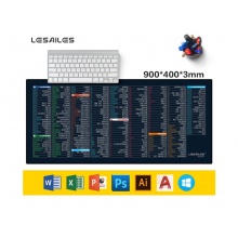 飞道900·400·3mm快捷键大全大号鼠标垫