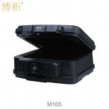 博柜(BOGUN)M105防火防水安全箱小型手提式箱外843度箱内177度半小时隔热,水下24小时防水