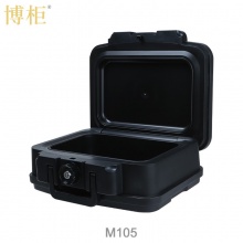 博柜(BOGUN)M105防火防水安全箱小型手提式箱外843度箱内177度半小时隔热,水下24小时防水