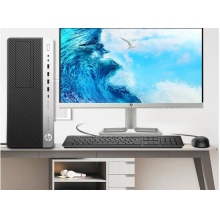 HP 288G6 MT MT/ New Core i3-9100(3.6G/6M/4核) /4G(DDR4 )/256G SSD-19.5显示器