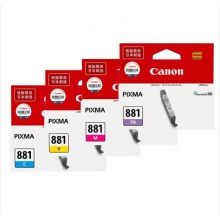 佳能（Canon）CLI-880/CLI881原装墨盒适用于TS8380/9180/ts9580 4色墨盒一套