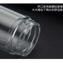 水芙蓉 水杯 双层水晶