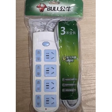 公牛插线板3米（圆孔）